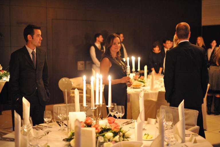 Candle Light Dinner der Deutschen Telekom AG mit Samsung im Wasserturm Hotel Köln, 2010