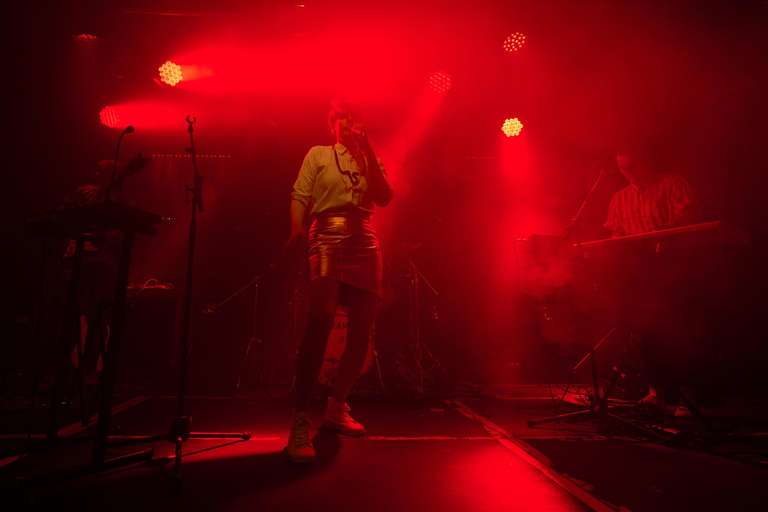 Lisa Spielmann & Kamikazebabies- Live im artheater Köln, fotografiert von Jürgen Hermann Krause