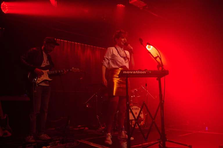 Lisa Spielmann & Kamikazebabies- Live im artheater Köln, fotografiert von Jürgen Hermann Krause