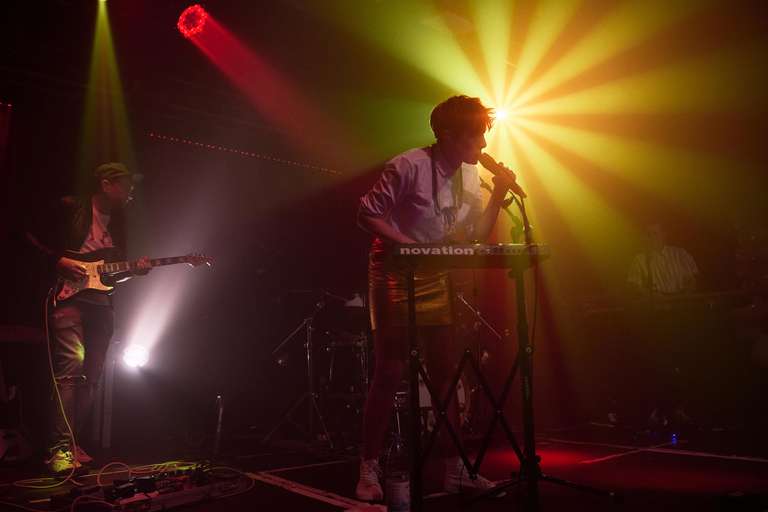 Lisa Spielmann & Kamikazebabies- Live im artheater Köln, fotografiert von Jürgen Hermann Krause