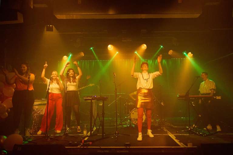 Lisa Spielmann & Kamikazebabies- Live im artheater Köln, fotografiert von Jürgen Hermann Krause