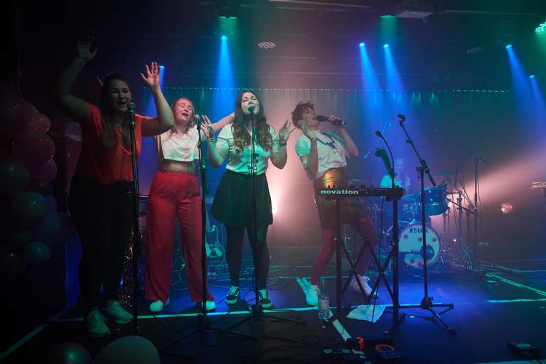 Lisa Spielmann & Kamikazebabies- Live im artheater Köln, fotografiert von Jürgen Hermann Krause