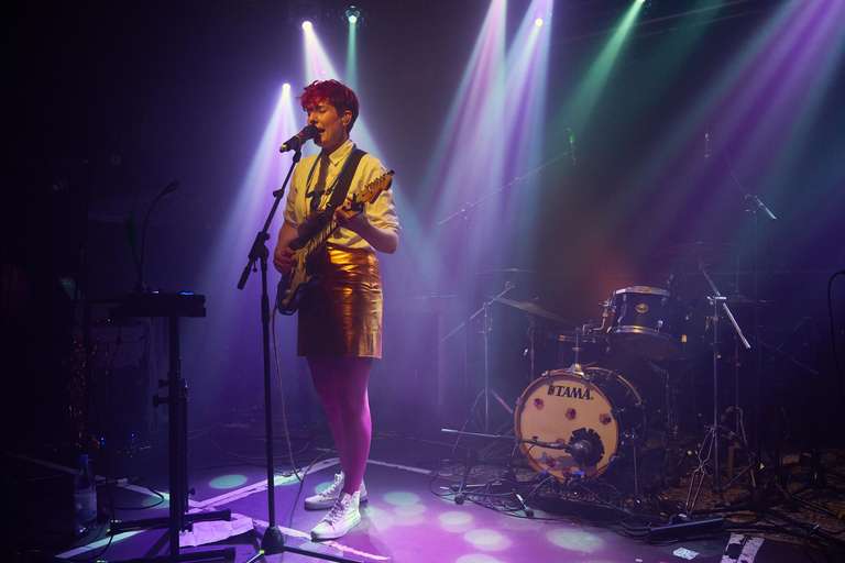 Lisa Spielmann & Kamikazebabies- Live im artheater Köln, fotografiert von Jürgen Hermann Krause