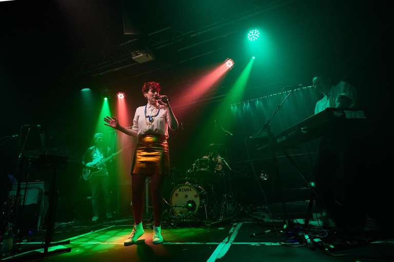 Lisa Spielmann & Kamikazebabies- Live im artheater Köln, fotografiert von Jürgen Hermann Krause