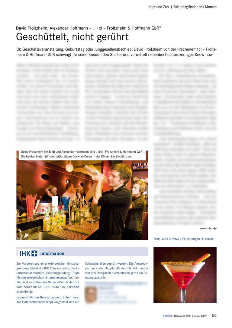 IHK Magazin, fotografiert von Jürgen Hermann Krause