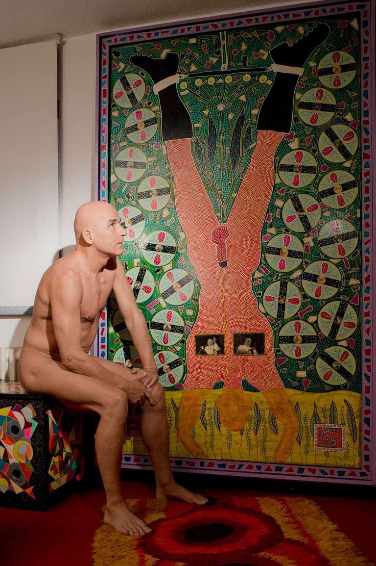 Hausbesuch bei Achmett Schachbrett, fotografiert von Juergen Hermann Krause