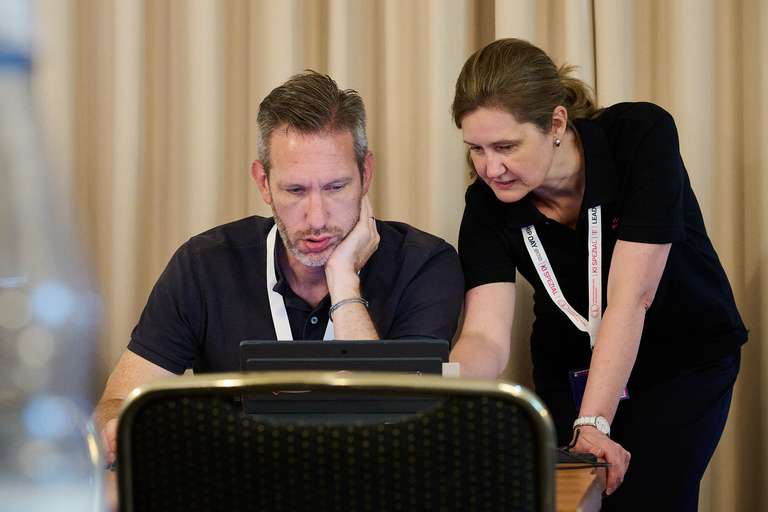 KI-Training für Führungskräfte der Deutschen Telekom AG - fotografiert von Jürgen Hermann Krause