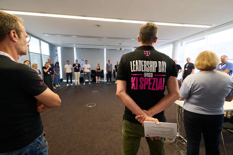 KI-Training für Führungskräfte der Deutschen Telekom AG - fotografiert von Jürgen Hermann Krause